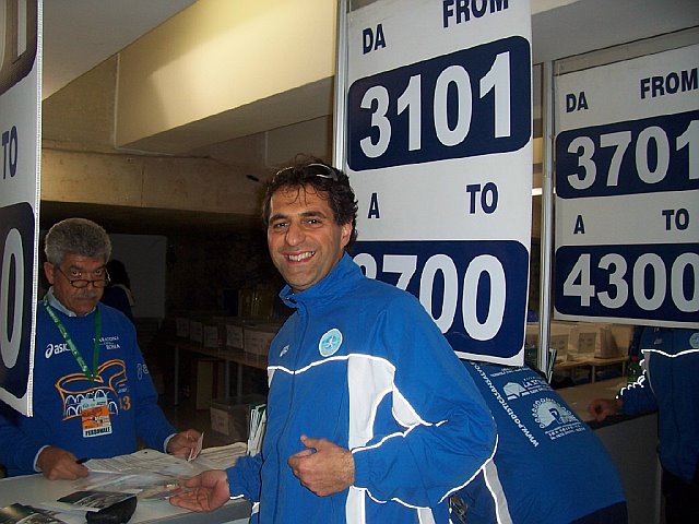 Ritiro pettorali Roma 2007